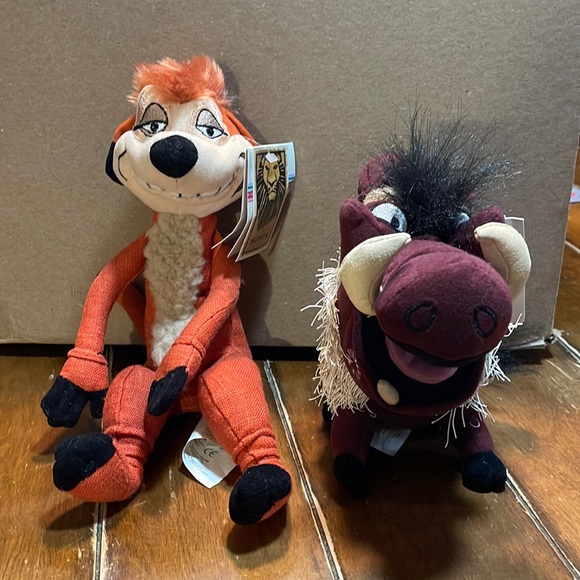 Timon and Pumbaa Disney Broadway Musical The Lion King - Picture 1 of 12